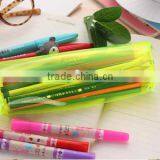 Candy Colors TPU Transparent Pencil Case With High Quality thumbnail-2
