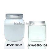 High Quality Empty PET Cosmetic Packaging Jar Clear Plastic Loose Powder Cream Jar Hair Mask Cosmetic Jar thumbnail-2