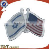 national friendship lapel custom metal flag pin badge with high quality
