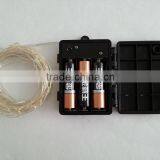 Battery Operated LED Lights Warm White 60 LED String Fairy LED Christmas Light Outdoor thumbnail-3