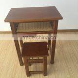School Furniture Wood Combo School Desk and Chair HXZY026 Wood Desk thumbnail-3