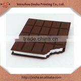 Top Selling Stationery for School Custom Printing PVC Cover Chocolate Design Journal Notebook