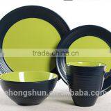 Wholesale Home Appliances Stoneware Ceramic Dinnerware 16pcs 2 Tone Color Glazed Ceramic Tableware/ceramic Dinner Set/dinner Set thumbnail-3