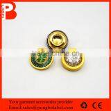 Recycles Gold Fancy Plastic Buttons for Childrends Clothing thumbnail-3