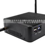 Intel Bay Trail J1800 2.41G Fanless Desktop Computer Case Mini PC X86 Windows DDR3 4GB RAM 32G SSD WiFi 2 Lan HTPC Server HDMI thumbnail-2