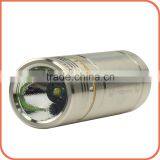 Transparent reflector Grade 2 Titanium Alloy Q5 300lm Memory 6-Mode Led Flash Light mini pocket size