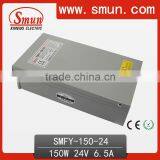 150w24V LED driver Rain-proof switching power supply SMFY-150-24