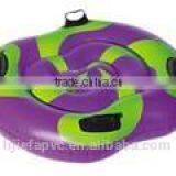 Inflatable snow tube for skiing,inflatable sport tube, durable pvc water tube with handles