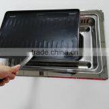 Smokeless and Non Stick Kamado Ceramic Bbq Grill Florabest With Infrared Burners and Aluminum Cooking Ware thumbnail-2