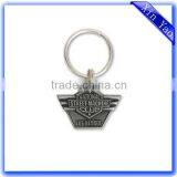 Promotional Custom Shaped Zinc Alloy Antique Silver Vintage Keychain