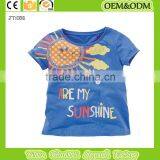 2015 New t Shirt Printed Kids Canglan t Shirt Cat T-shirt Children's T-shirt 100% Cotton T-shirt Kids thumbnail-1