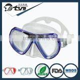 oem available cheap price silicone jumbo face skirt design diving mask