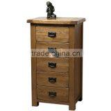Wooden 5 Chest of Drawer Bedside Table