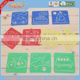 Plastic Drawing Stencil for Children DIY Painting