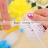 Good Design Long Handle Glass Bottle Cup Cleaning Brush With Sponge Head thumbnail-3