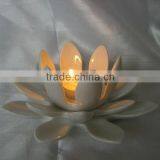 porcelain flower candle holder