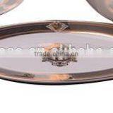 Ceramic Gold Plates in Rose Design of Porcelain Dinnerware Set for 12 Persons thumbnail-5