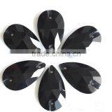 Fashion Teardrop Flat Back Two Holes Crystal Stone Design for Dresses thumbnail-3