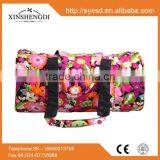 Best Selling Fashion Portable Women's Big Quilted Cotton Large Beach Bag thumbnail-3