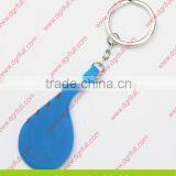 Silicone Badminton Shape Sports Keychain thumbnail-2