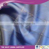 2016 Fashion Design Polyester Viscose Suit Logo Lining Fabric for Garment thumbnail-2