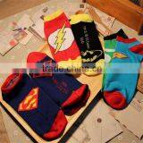 Animation Cartoon New Super Hero Green Lantern Iron Man Wonder Woman Spiderman Cotton Socks thumbnail-2