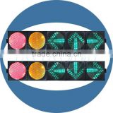 Red,Yellow Ball and 3 Green Arrows Cobweb lens LED Traffic Light
