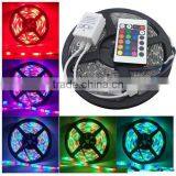 LED Strip Kit 5m RGB Led Strip Light + 24 Key IR Remote + 12V 2A Power Supply