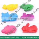 3D 6pcs Paper Box Animal Shaped Wax Crayon thumbnail-3