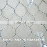 Galfan Coated BWG13 Wire Woven Hexagonel Netting Gabion Basket
