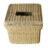 Sedge Basket, Clothes Serving for Lovely Family, Natural Color, Simple Design thumbnail-1