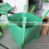 pp bulk bag top open bottom flat strong heavy ton bag side seam handles woven bag
