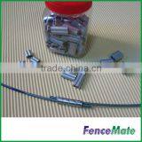Electric Fence Gritted Aluminum Crimp Sleeve thumbnail-1