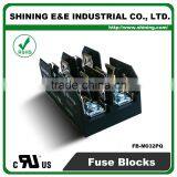 FB-M032PQ UL Approved Equal To Bussmann 30A 2 Pole Porcelain Fuse Holder thumbnail-3