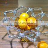 Hand Made Clear Cored Cheap Crystal Fruit Plate thumbnail-3