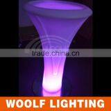 Fashionable Look Nightclub Graceful LED Glowing Bar Round Cocktail Table thumbnail-6