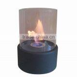 Decorative Coffee Table Fireplace,black Round Fireplace thumbnail-1