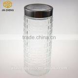 Large Food Grade Clear Glass Storage Jar Bottle Food Container With Lid thumbnail-1