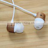 Cherry Wood-ear Remote Control Headphones Wire (white),Cherry Wood Earphone thumbnail-3