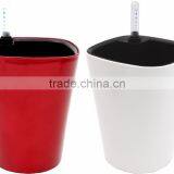 Self Watering Planter Flower Pot Water Level Indicator Home Office Pot thumbnail-3