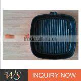 WS-FP11 Enamel Cast Iron Grill Pan With Short Handle thumbnail-1