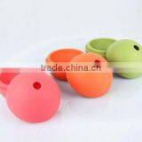 Creative Cute Ball Shape Silicone Eco-friendly Ice Cube Tray With Lid