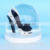 Beautiful Custom Women White Shoes Plastic Snow Globe thumbnail-1