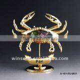 Hot Sale 24K Gold Plated Zodiac Cancer Decoration thumbnail-1