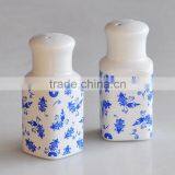 Ceramic Spice, Salt and Pepper Shaker Set With Decal thumbnail-3