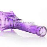 Gradient Color Eiffel Tower Purple Glass Vase for Home Decoration thumbnail-2
