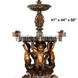 Outdoor Decor Bronze Children Water Fountain for Sale thumbnail-1