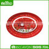 Fiestaware Products Christmas Father Pattern Red Round Snowflake Dinnerware thumbnail-1