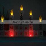 Christmas Candle Holder Christmas Decoration LED Lighted Candle Color Changing thumbnail-5