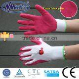 NMSAFETY13 Gauge Foam Latex Palm Glove/Latex Work Glove/Garden Glove thumbnail-1